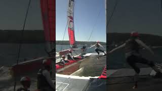 Did they give room 👀 Phil Robertson says no 👎 What are your thoughts SailGP racing sailing [upl. by Seabrook]