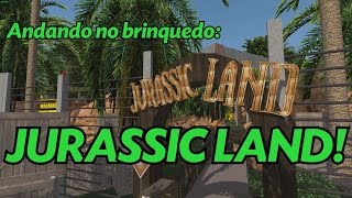 Simulador 3D  Splash Jurassic Park  Montanha Russa [upl. by Leanne]