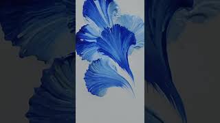 Satisfying One Stroke Flower Painting Tutorial shortsshortsviral viralreels ytshortsonestroke [upl. by Innis]