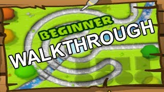 BTD5 Walkthrough  Track 2 Park Path Hard  NLL No Lives Lost  BTD5 [upl. by Eirelav145]