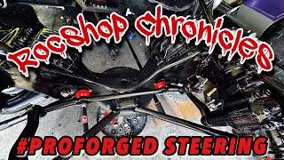 RocshopChronicles VLOG  ProForged Front Steering in the 87 Elco [upl. by Allenotna]