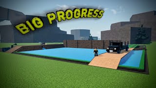 Loading Road amp Spillway Realistic Sawmill Build Ep3 Roblox Oaklands [upl. by Anauqes898]