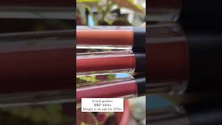 Nykaa All Day Matte Liquid Lipsticks swatches [upl. by Giamo]