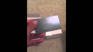 Business Cards Vista Print Metallic Finish review [upl. by Eninahpets]