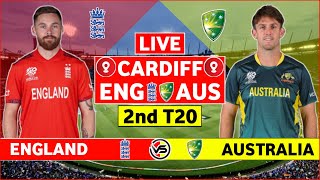 England vs Australia 2nd T20 Live  ENG vs AUS 2nd T20 Live Scores amp Commentary  Australia Innings [upl. by Maloy]