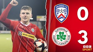 HIGHLIGHTS  Coleraine 03 Cliftonville After extratime [upl. by Berkley]