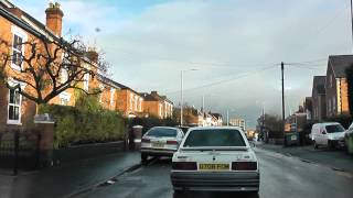 Driving Along Tudor Way Bromyard Road St Johns amp Tybridge Street Worcester England [upl. by Orpha]