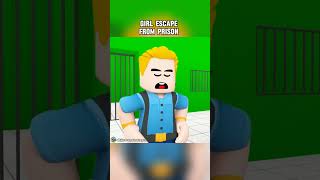 Both escape from prison Jailbreak shorts animation roblox [upl. by Nosauq]