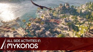 Assassins Creed Odyssey  All side activities in Mykonos Silver Islands [upl. by Sheya]