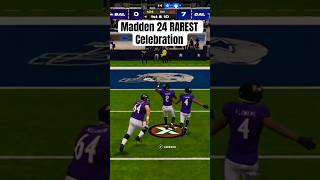 RAREST CELEBRATION IN MADDEN 24 madden24 youtubeshorts [upl. by Namyac]