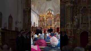 Unser Auftritt am Bündner Jodeltag in Sedrun bjv graubünden singen kirche [upl. by Gilud242]