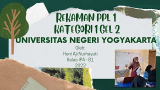 PPL AKSI 1 PPG DALJAB UNY IPA Materi interaksi antar komponen dalam ekosistem [upl. by Inalej]