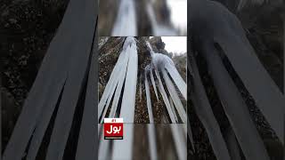 Snow Fall In Gilgit Baltistan  Winter In Hunza  Weather Latest Updates  Shorts [upl. by Ettenaj]