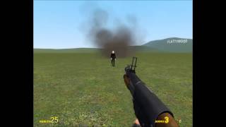 Noobs guide How to kill the slenderman Garrys mod [upl. by Nilyad]