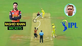 Rashid khan top 7 brilliant bowled wickets in cricket  Rashid khan Spin [upl. by Assehc]