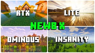 MCPE 121  Top 4 Newb Shaders [upl. by Ulberto555]