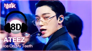 🔊8D Bank ATEEZ 에이티즈  Ice On My Teeth  KBS WORLD TV 241115 [upl. by Enawyd174]