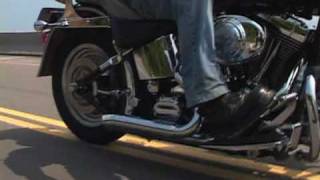 03 Harley Davidson Softail by Bassani Exhaust SFT321TO [upl. by Bohlen]