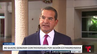 Sesión extraordinaria Pierluisi dice que no quiere controversias [upl. by Ilujna]