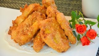 How to Make Thai Fried Bananas กล้วยทอดแสนอร่อย [upl. by Ddat128]