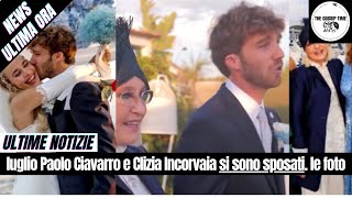 Eleonora Giorgi bellissima al matrimonio del figlio con Clizia Incorvaia le foto [upl. by Nalyak317]