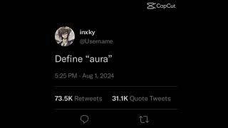 Define quotauraquot trending shorts aura [upl. by Merrile]