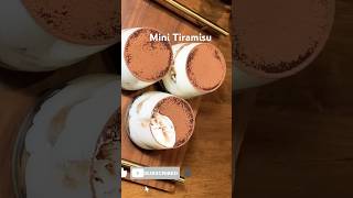 Make DELICIOUS Mini Tiramisu WITHOUT Eggs [upl. by Vanzant691]