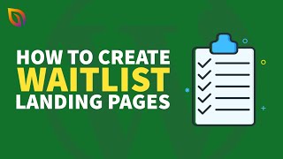 How to Create a Successful Waitlist Landing Page [upl. by Elyagiba44]