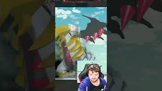 Origin Giratina Reaction  Pokemon Legends Arceus Shorts [upl. by Emelia]