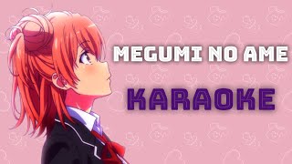 Oregairu OP KARAOKE  Megumi no Ame  Yanagi nagi 「InstrumentalLyrics」 [upl. by Haneekas]