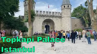 Topkapi Museum Istanbul  Historic building of the Ottoman Empire Palace Turkey 4K UHD [upl. by Ayle]