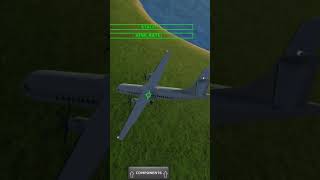 C400 HC400 MC400 RL72 planecrash TURBOPROP flight simulator [upl. by Codi277]