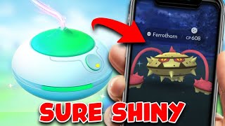 INSANE EVENT Guaranteed Shiny Ferroseed Pokemon Go  Incense will help you to get Shiny Ferrothorn [upl. by Athena851]