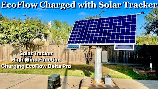 EcoFlow Delta Pro Charged with a DIY Solar Tracker [upl. by Publus]