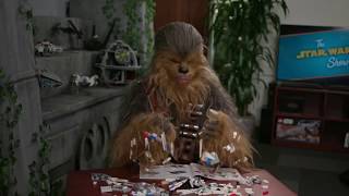 Chewbacca builds the LEGO Kessel Run Millennium Falcon [upl. by Veneaux]