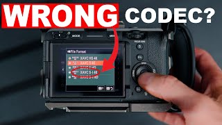 DONT choose the WRONG CODEC for Sony FX30 A7IV FX3 A7RV [upl. by Einnoj]