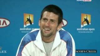 2011 AO Djokovic 14 Final Press Conference [upl. by Bertrando]