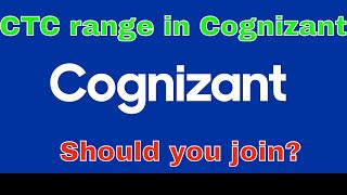 Cognizant  Should you join as Experience in 2021  CTC range and Friends Experience [upl. by Fenelia695]