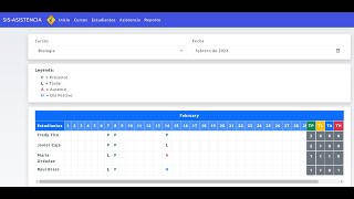 ✅Sistema de Asistencia de Estudiantes en PHP 82 Y MYSQL  Código Fuente [upl. by Annayoj]