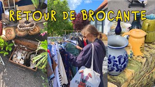 RETOUR DE BROCANTE 🌷 haul  vlog [upl. by Asira]