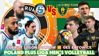 GKS KATOWICE 🆚 CUPRUM STILON GORZOW POLAND PLUS LIGA MENS VOLLEYBALL 2024 [upl. by Adroj]