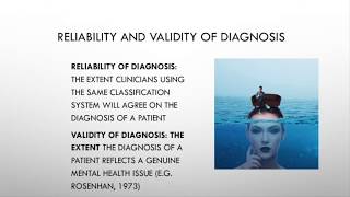 Abnormal psychology option part 3 Diagnosis [upl. by Erlina735]