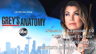 Greys Anatomy Soundtrack  quotLove Storyquot by Barcelona 12x08 [upl. by Enyale]