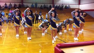 Frontier High School Hello Cheer 2012 [upl. by Ennahtebazile]