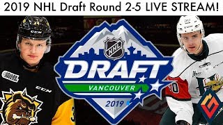 2019 NHL Entry Draft LIVE STREAM Rounds 25 Prospects Reaction Jack HughesKaapo KakkoTrade Talk [upl. by Ruel]