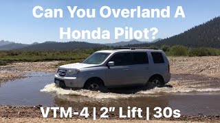 Overlanding a Honda Pilot with VTM4 4wd at Monache Meadows in Inyo NF [upl. by Hanauq]