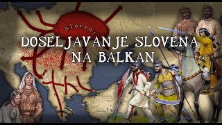 DOSELJAVANJE SLOVENA NA BALKAN  Animirani Dokumentarni Film Istorija [upl. by Dwyer]