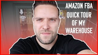 Quick Tour of My Amazon FBA Wholesale Warehouse [upl. by Aronson]