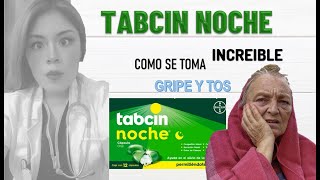 TABCIN NOCHE sirve para la gripe efectos secundarios [upl. by Averat567]