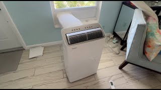 How to assemble and use a Toshiba 14000 BTU Portable Air Conditioner [upl. by Cheryl]